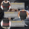 Men Body Shaper Waist Trainer Sauna Suit, Weight Loss Shirt Fat Burner Workout Shapewear