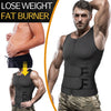 Men Body Shaper Waist Trainer Sauna Suit, Weight Loss Shirt Fat Burner Workout Shapewear