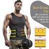 Men Body Shaper Waist Trainer Sauna Suit, Weight Loss Shirt Fat Burner Workout Shapewear