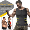 Men Body Shaper Waist Trainer Sauna Suit, Weight Loss Shirt Fat Burner Workout Shapewear