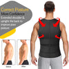 Men Body Shaper Waist Trainer Sauna Suit, Weight Loss Shirt Fat Burner Workout Shapewear