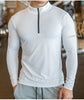 Men Compression Running T Shirt Fitness Tight Long Sleeve Sport Shirt Training Jogging Gym Quick Dry Sportswear