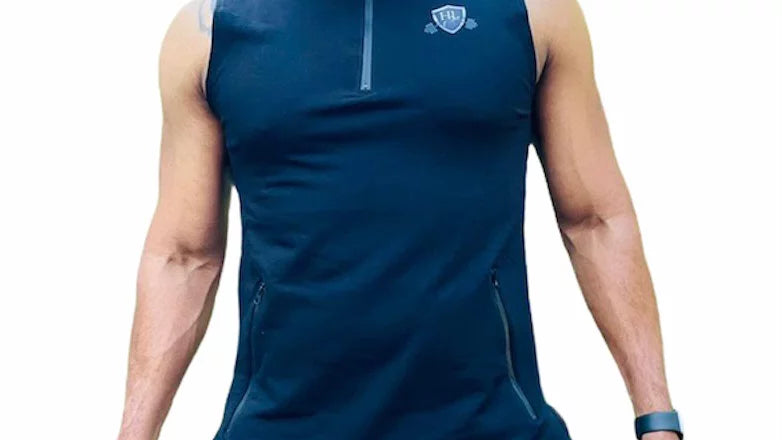 hood sleeveless gym